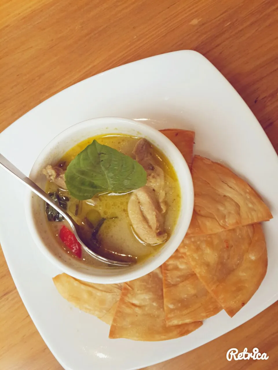 Roti with Thai Chicken Green Curry|Littleaber Hanaさん