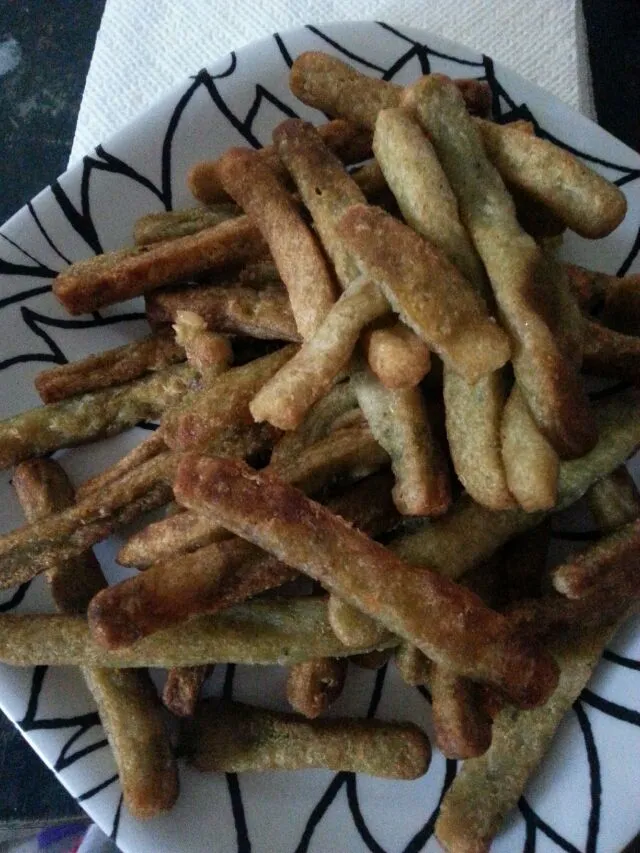 alexia veggie fries.  broccoli and potato.|Polly Gelfusoさん