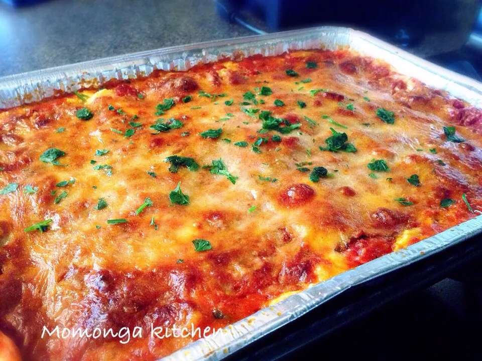 Ricotta cheese lasagna リコッタチーズラザニア|Momongacleさん