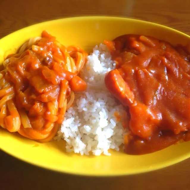 カレーうどんライス|まからいとさん