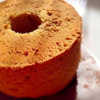 シフォンケーキ焼けた。