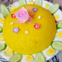 Snapdishの料理写真:pulut kuning utk birthday ayah. 😁|MrsMunyati Jawahirさん