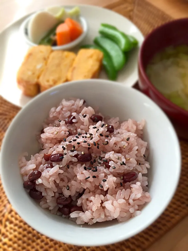 圧力鍋でお赤飯|Masako Honmaさん