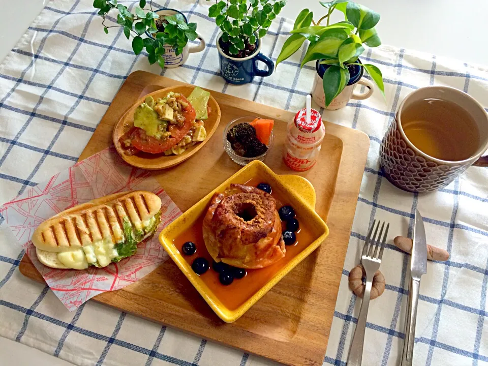 パニーニでワンプレート日曜ブランチ|ともりんさん