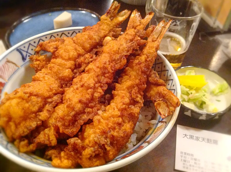 年内にもう一度食べたいシリーズ✌️浅草大黒屋さん「海老天丼」😋|アライさんさん