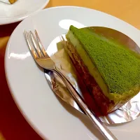 Snapdishの料理写真:抹茶ムースタルト|みずきさん