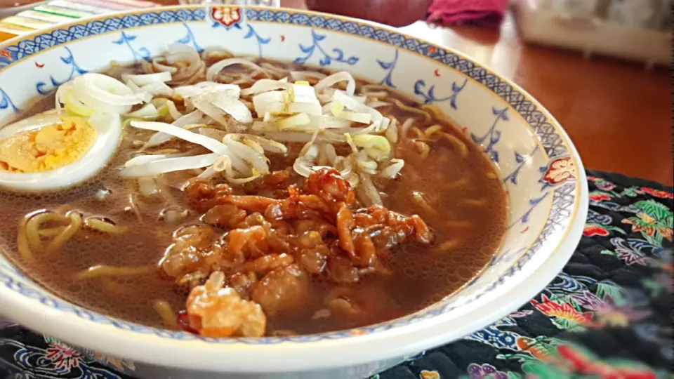 Snapdishの料理写真:おうちランチは、純連の醤油ラーメンなり。|かおりんさん