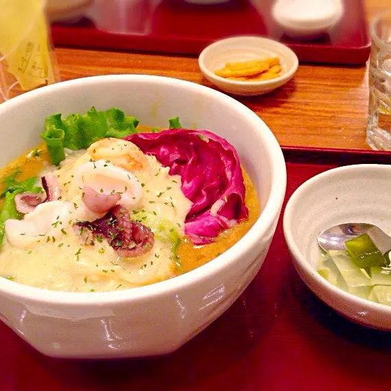 豆乳クリームカレーうどん|ヒロリンさん