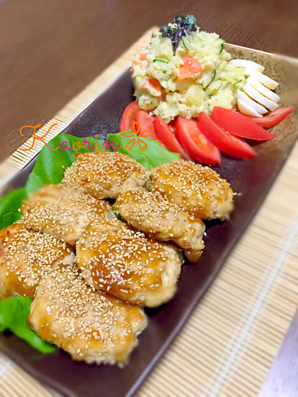 おからと軟骨の鳥バーグ🍴カルシウム食物繊維たっぷりぷり〜|かおりんさん