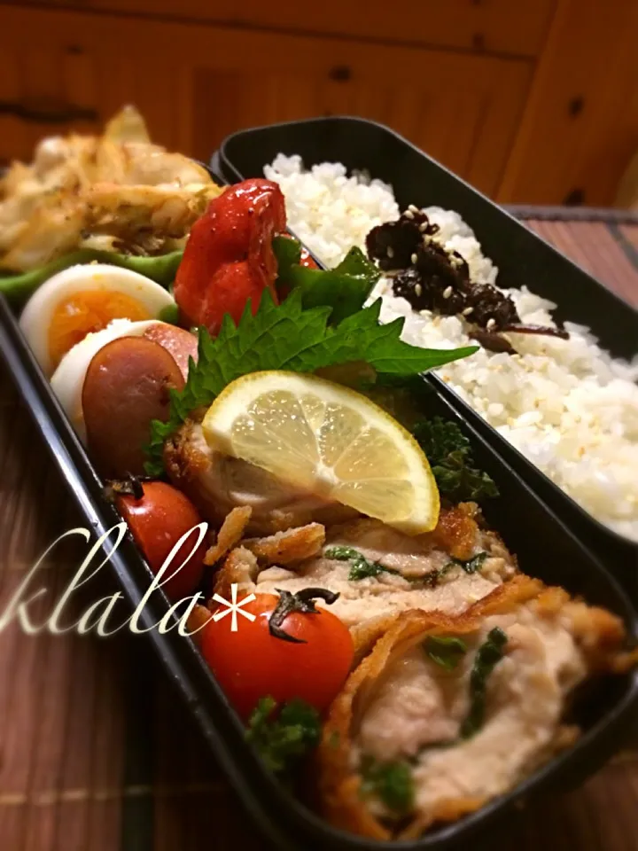 Snapdishの料理写真:ふつーのお弁当⭐️12/15|くららさん