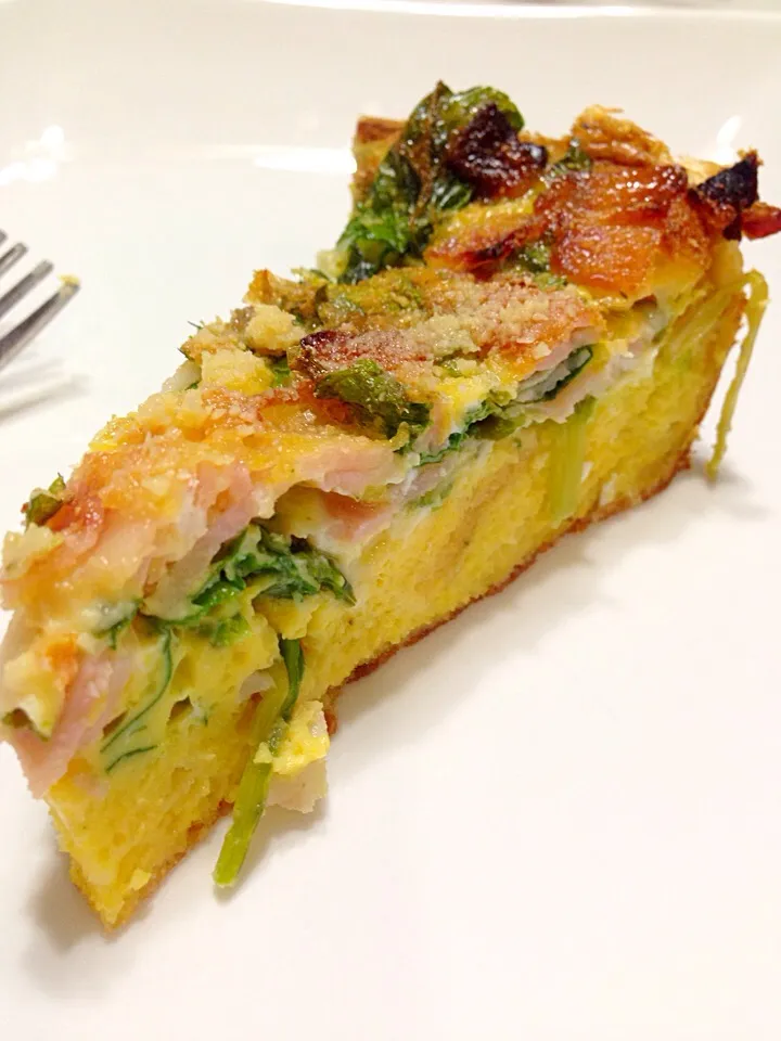 Quiche de Espinafre com Bacon😋🍲|lucia inoueさん