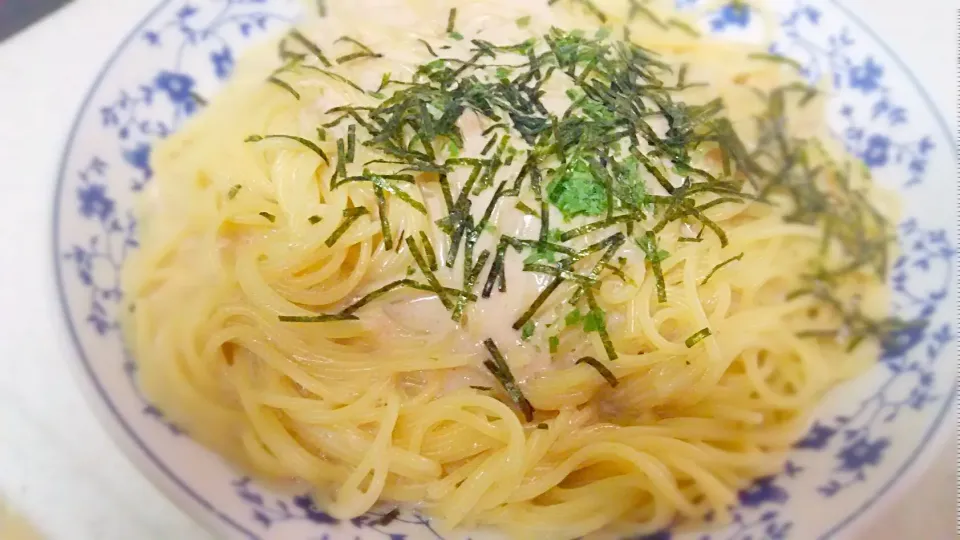 明太子パスタ|かずえさん