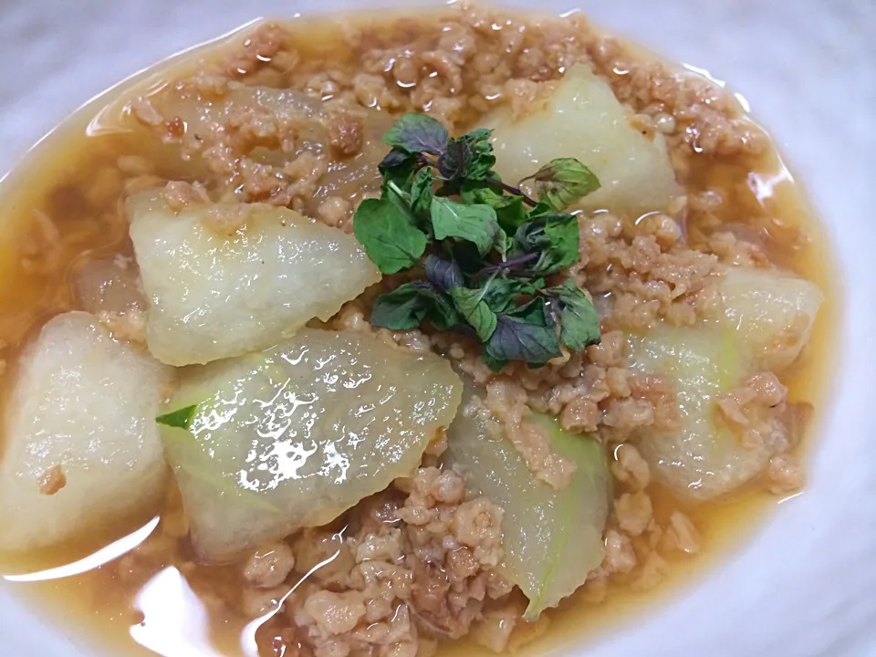 冬瓜と大豆肉の煮物|Obayashi  Norihiroさん