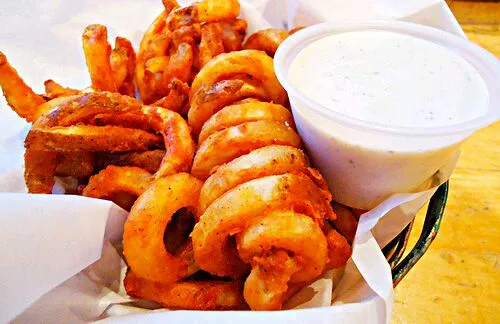 #Snack/Teatime ➿🍟Curly Q Potato Fries🍟➿ with Ranch Dressing at LeBlanc Drive Inn in Zachary Louisiana #Box lunch/Deli #Main|Alisha GodsglamGirl Matthewsさん