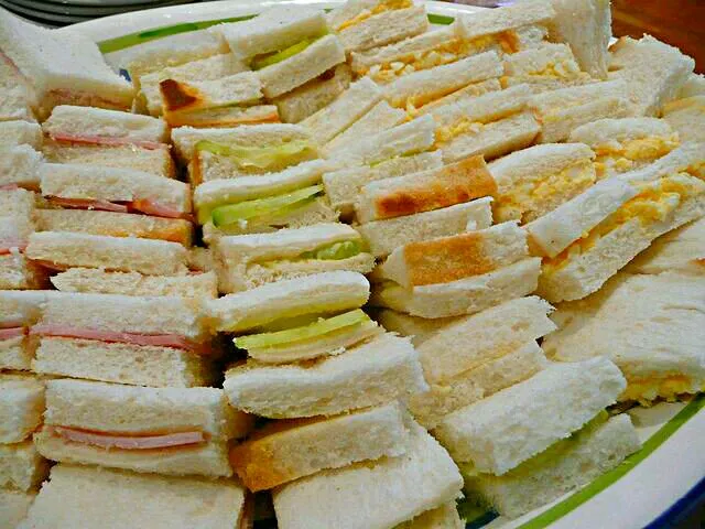 🎁❤Weekend Round Up❤🎁 Festive Finger #Sandwich at #Christmas #Party #Holidays/Celebrations #Meat/Poultry #Eggs #Vegetable #Bread #Appetizer🎁🎁|Alisha GodsglamGirl Matthewsさん