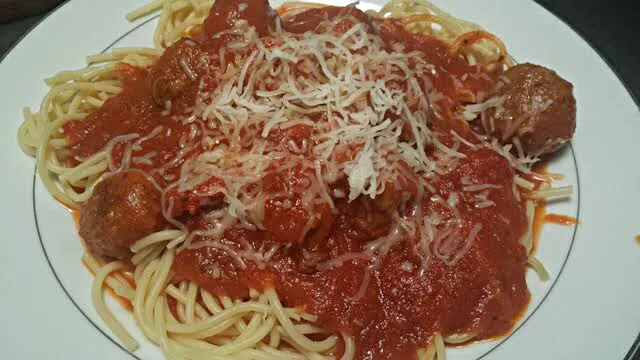 🍝 🍅 Monday Meatballs 🍅 🍝 I Cooked Spaghetti & Meatballs #Pasta #Beef #Lamb #Pork #Vegetable #Main dish #Dinner 🍅 💚 🍝|Alisha GodsglamGirl Matthewsさん