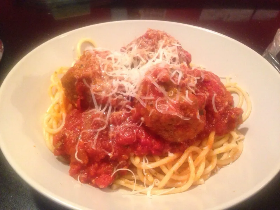 Spaghetti and meatballs|peggy waldonさん