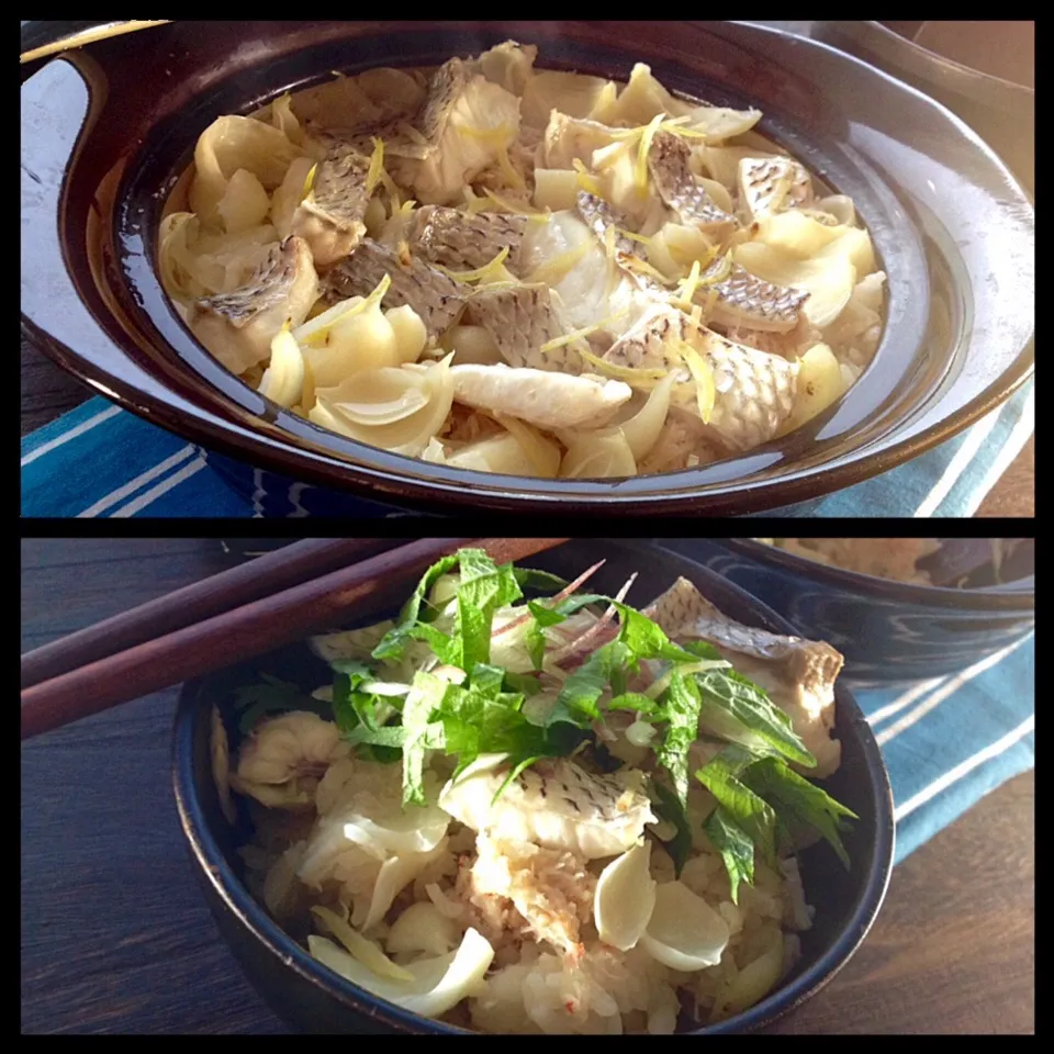 百合根と鯛の🍚|アズフラさん