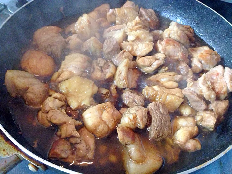 chicken and pork adobo|beauxjoさん