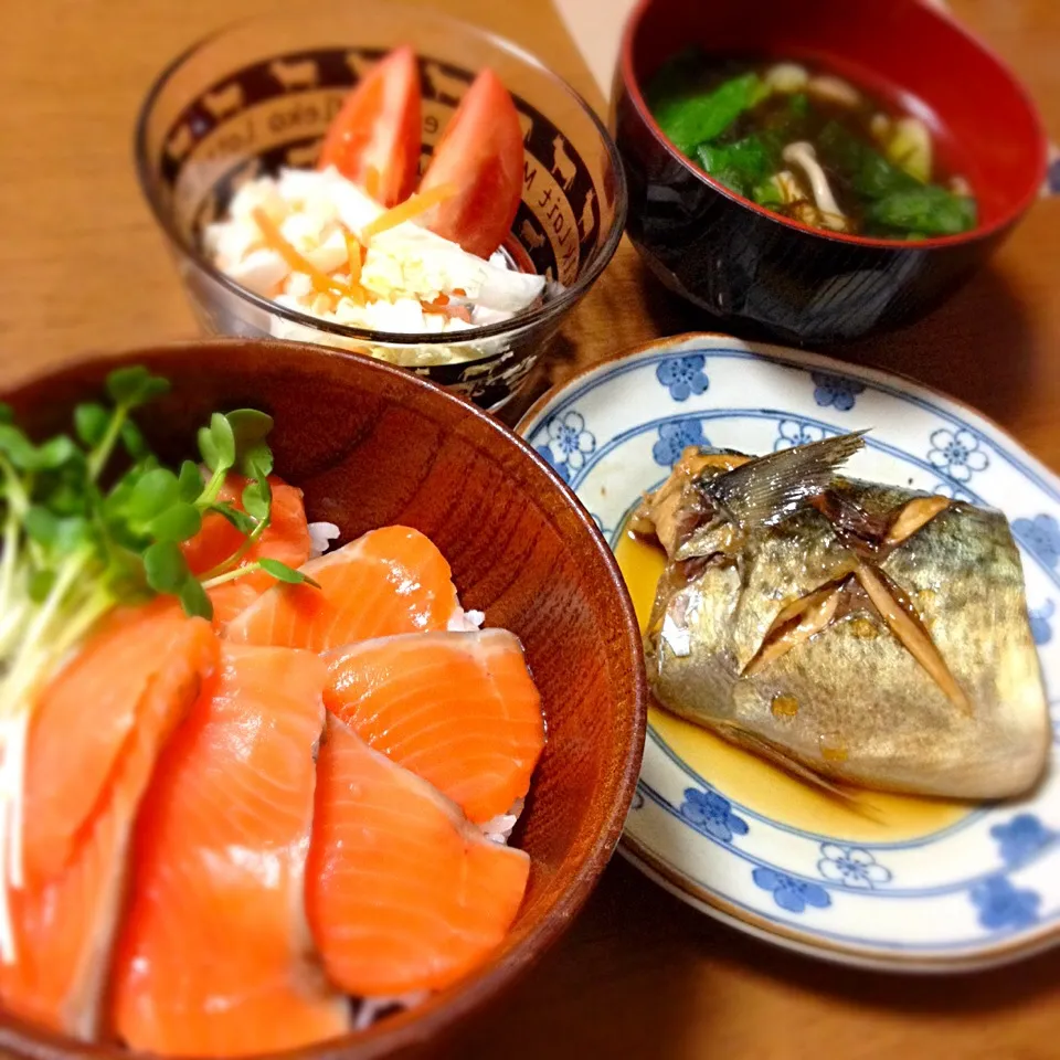 サーモン丼|かおりさん