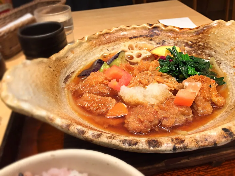 チキンかあさん煮定食|hirotomoさん