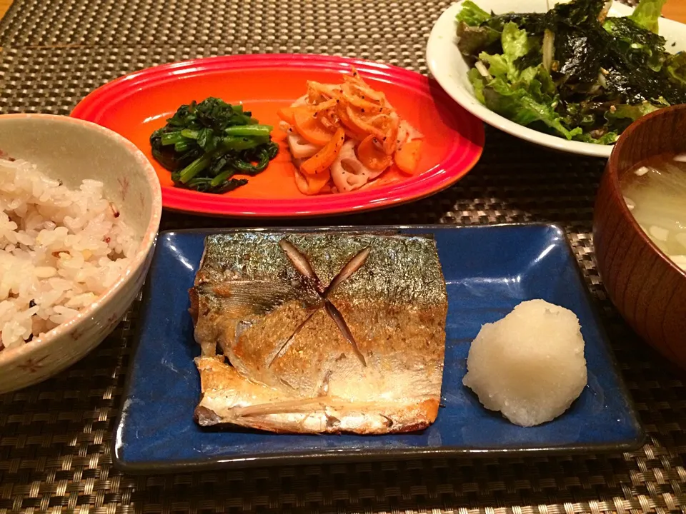 さばの塩焼き定食～🎣|airi-nさん