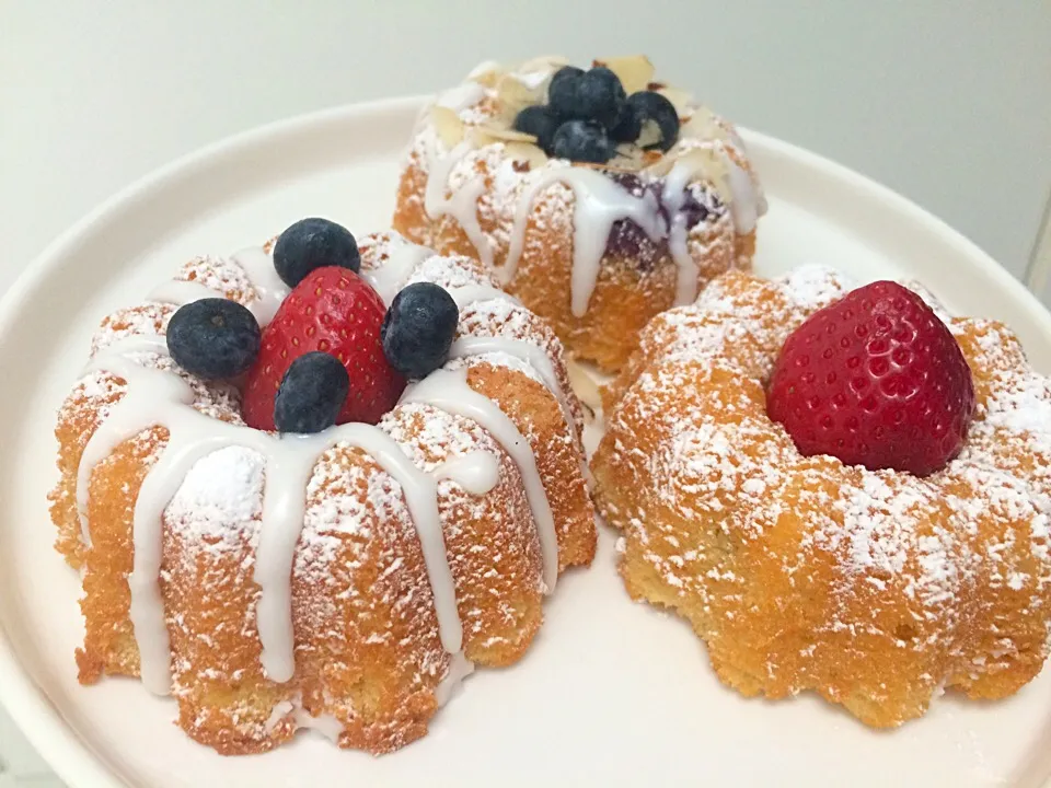 Mini bundt de Blueberries|Giさん