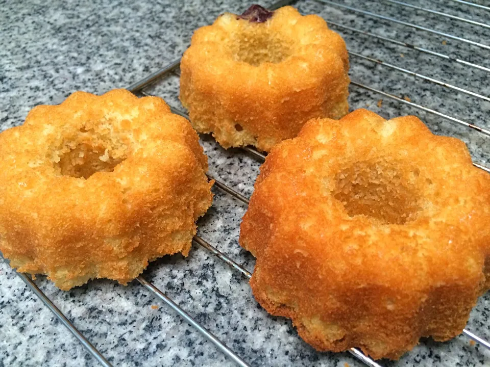 Snapdishの料理写真:Mini bundt de Blueberries|Giさん