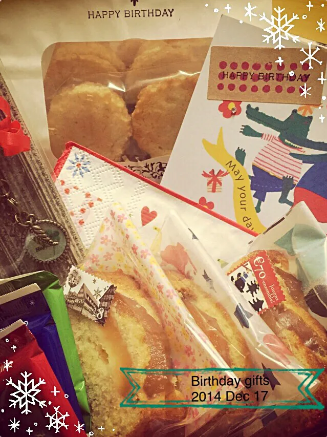 Snapdishの料理写真:クリスマスギフト?いえいえ、誕生日プレゼントです。|neoccoさん