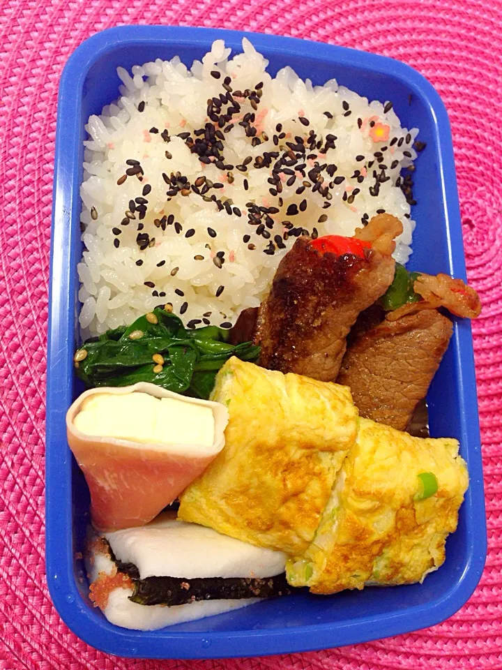 Snapdishの料理写真:12／17息子弁当|Yaeko Takedaさん