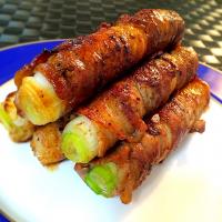 冬だけの贈り物                                             丸ごとネギの豚バラ巻き〜