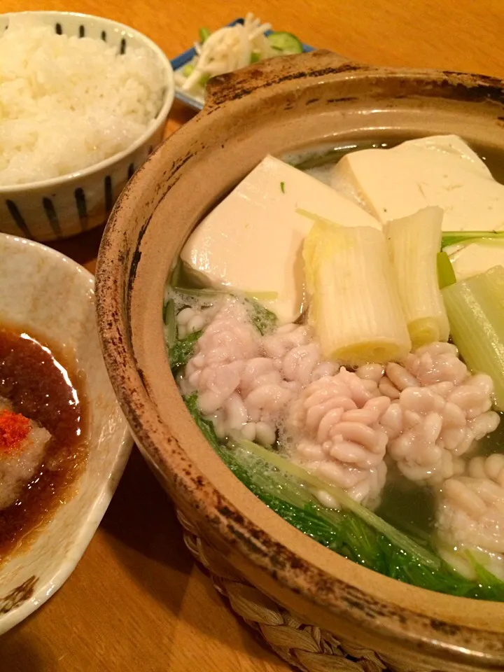 鱈の白子鍋定食|ダンディ☆和田さん