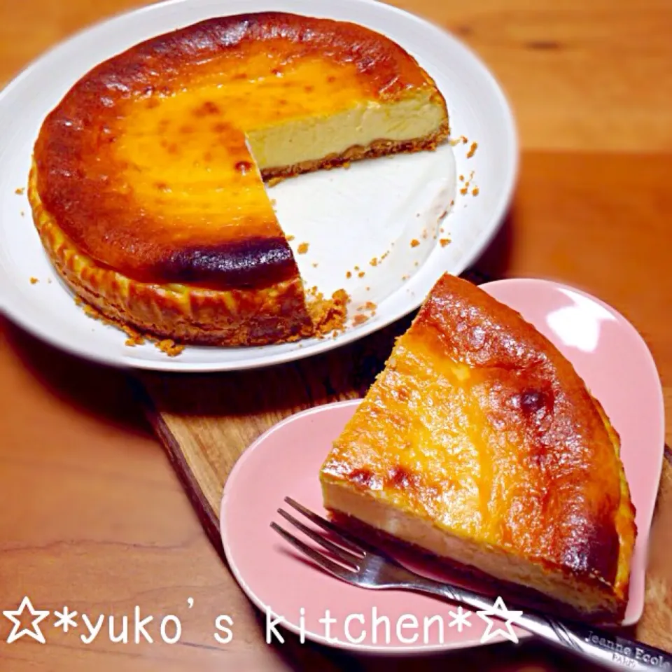 主人のお気に入り♡ベイクドチーズケーキ♡2014/12/17♡|☆*yuko's kitchen*☆さん