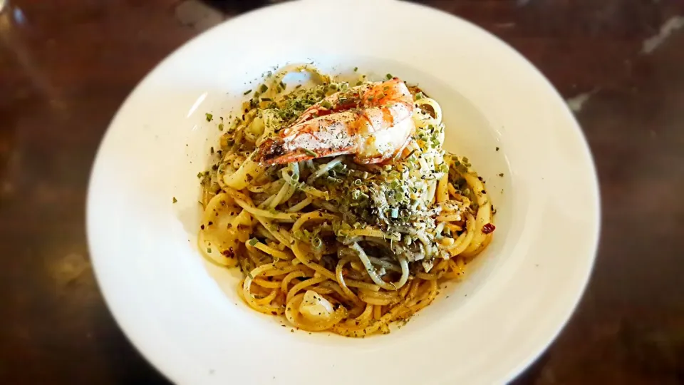 seafood aglio-olio #brunch|ying kangさん