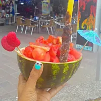 Snapdishの料理写真:watermelon mexican style|arti gさん