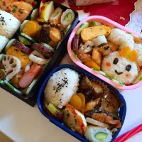 Snapdishの料理写真:子供のお弁当♪保育園の卒園遠足弁当♪一応キャラ弁で（≧∇≦）w|あきさん