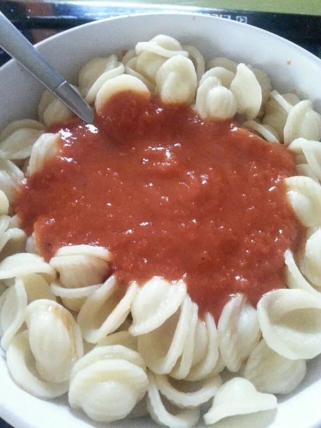 orrecchiette with sAuce.|Polly Gelfusoさん