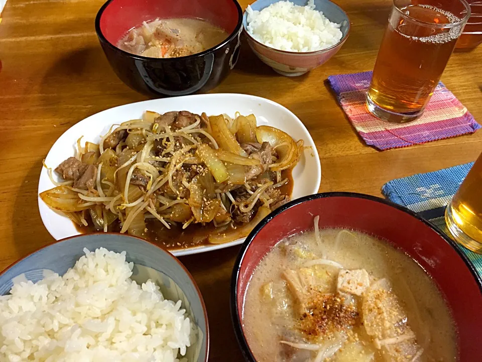 昨日の粕汁と焼肉＼(^o^)／|すかラインさん