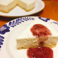 Snapdishの料理写真:豆腐のレアチーズケーキ|なすさん