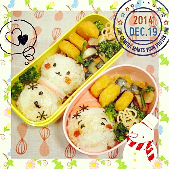 2014/12/19  風邪お大事に。お弁当|もっさんさん