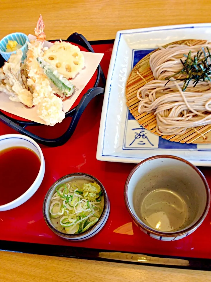 天ざるそば定食|めぐさん