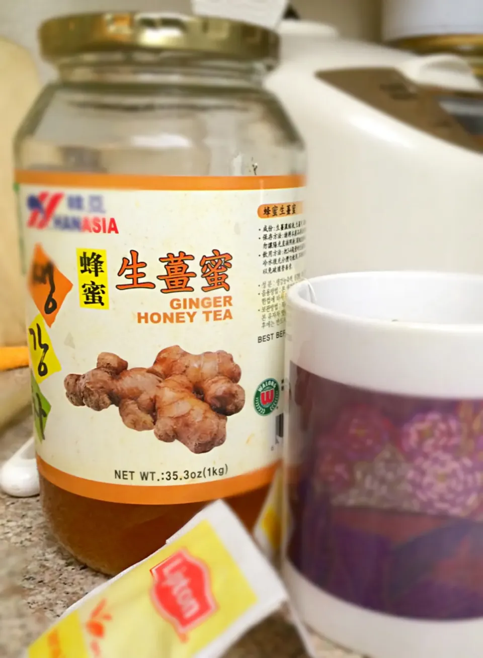 Snapdishの料理写真:Since I found it, I haven't made ginger syrup!  Warming me up!|mamakumiさん