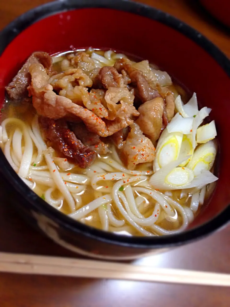 肉うどん|えーなさん