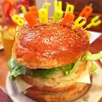 Snapdishの料理写真:ビックバーガー！