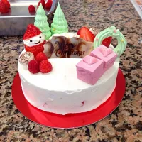 Snapdishの料理写真:クリスマスケーキ♡|あやかさん