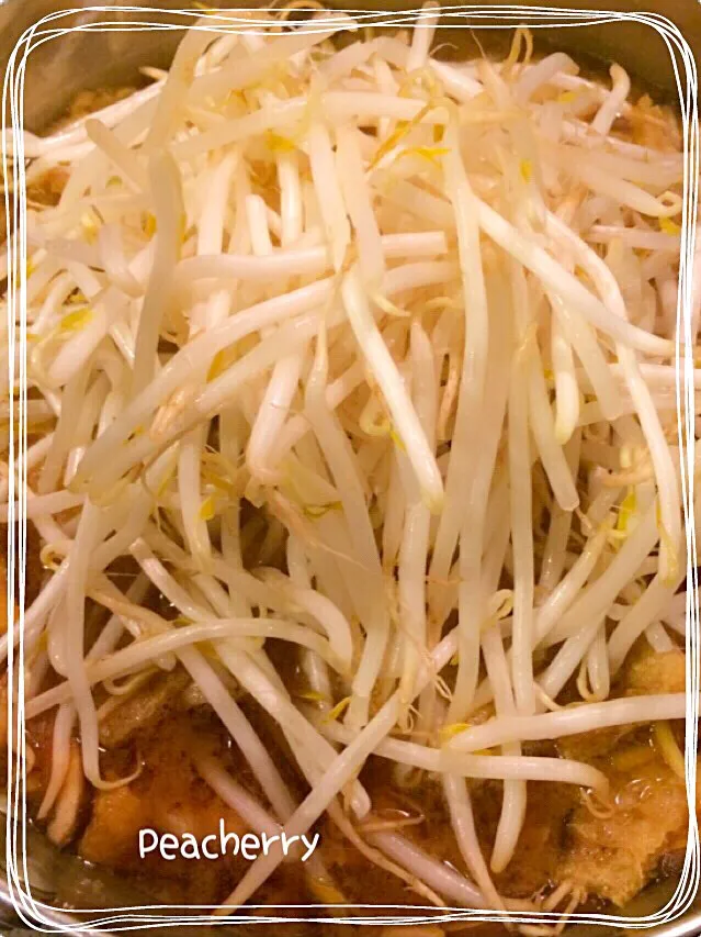 Snapdishの料理写真:2014.12.18(木)前日の鍋の残りのスープでラーメン♡|☆ぴ〜ちゃん☆さん