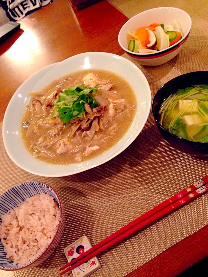 副菜は野菜の即席漬け物|Rin Takamuraさん