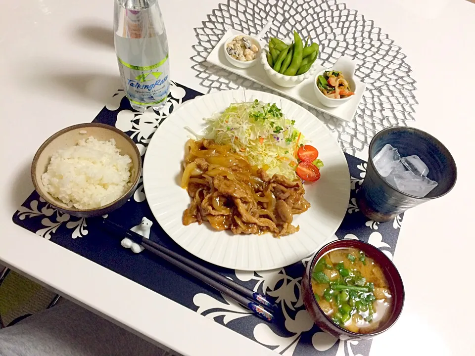 生姜焼きで晩ご飯|ともりんさん