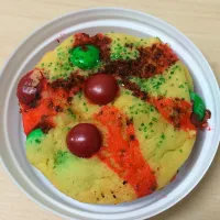 Snapdishの料理写真:Homemade M&M Christmas cookies|Larkspurさん