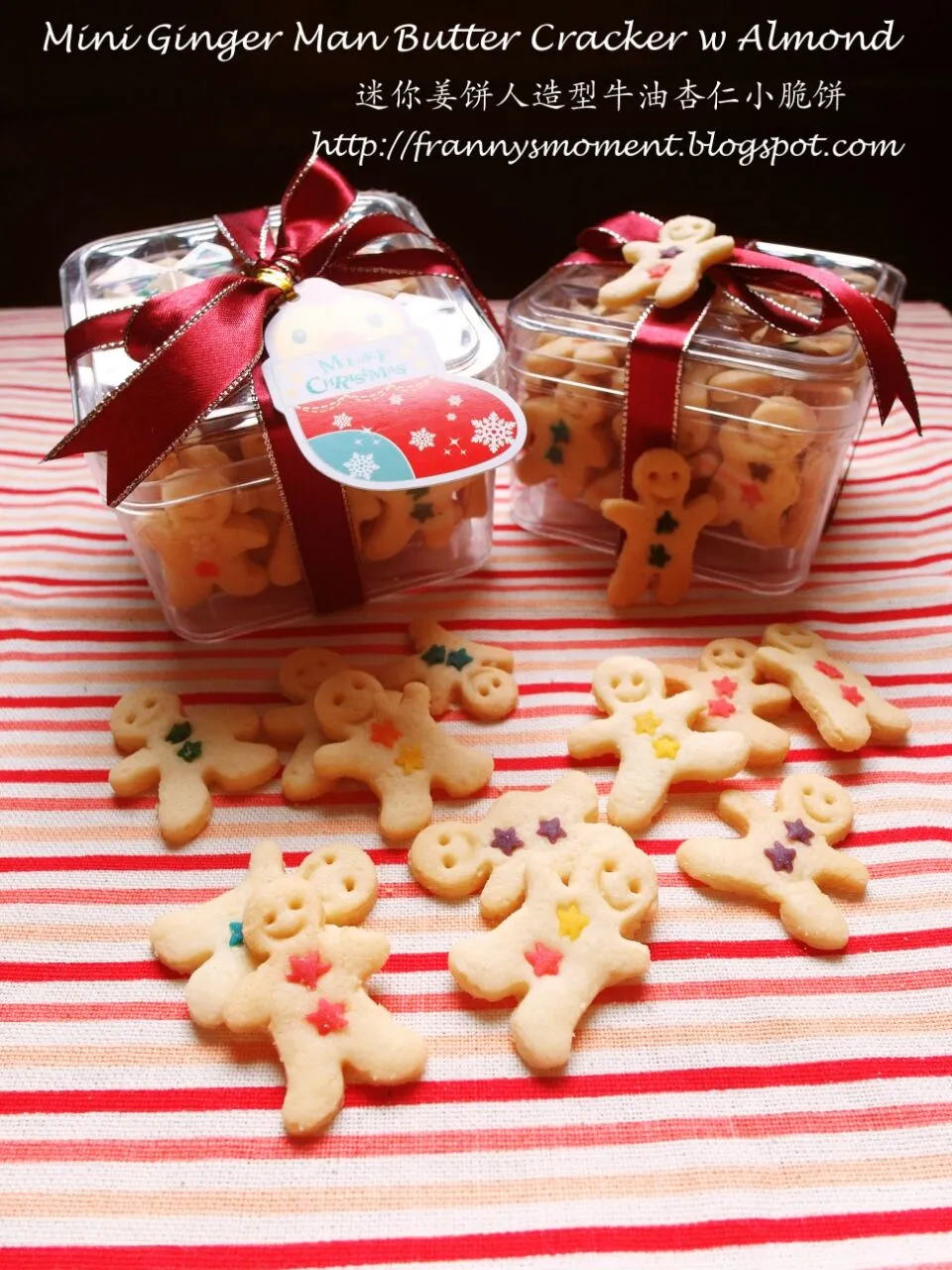 Mini gingerbread man butter crackers|Frannyさん